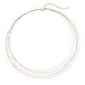 SATURNO 6 Files Necklace