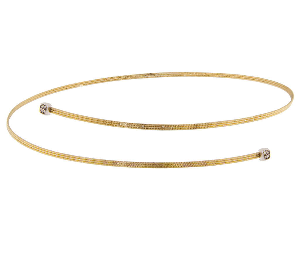 MUSA 1 Row Necklace - Square Pavè
