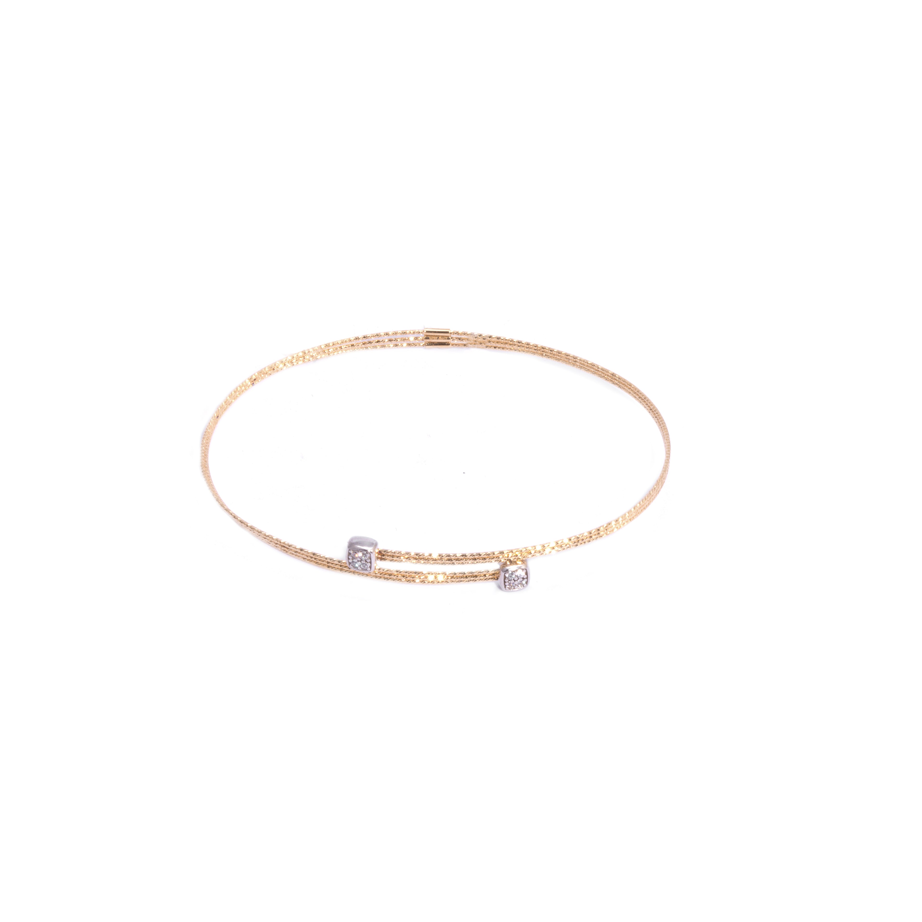 MUSA 1 Row Bracelet - Square Pavè