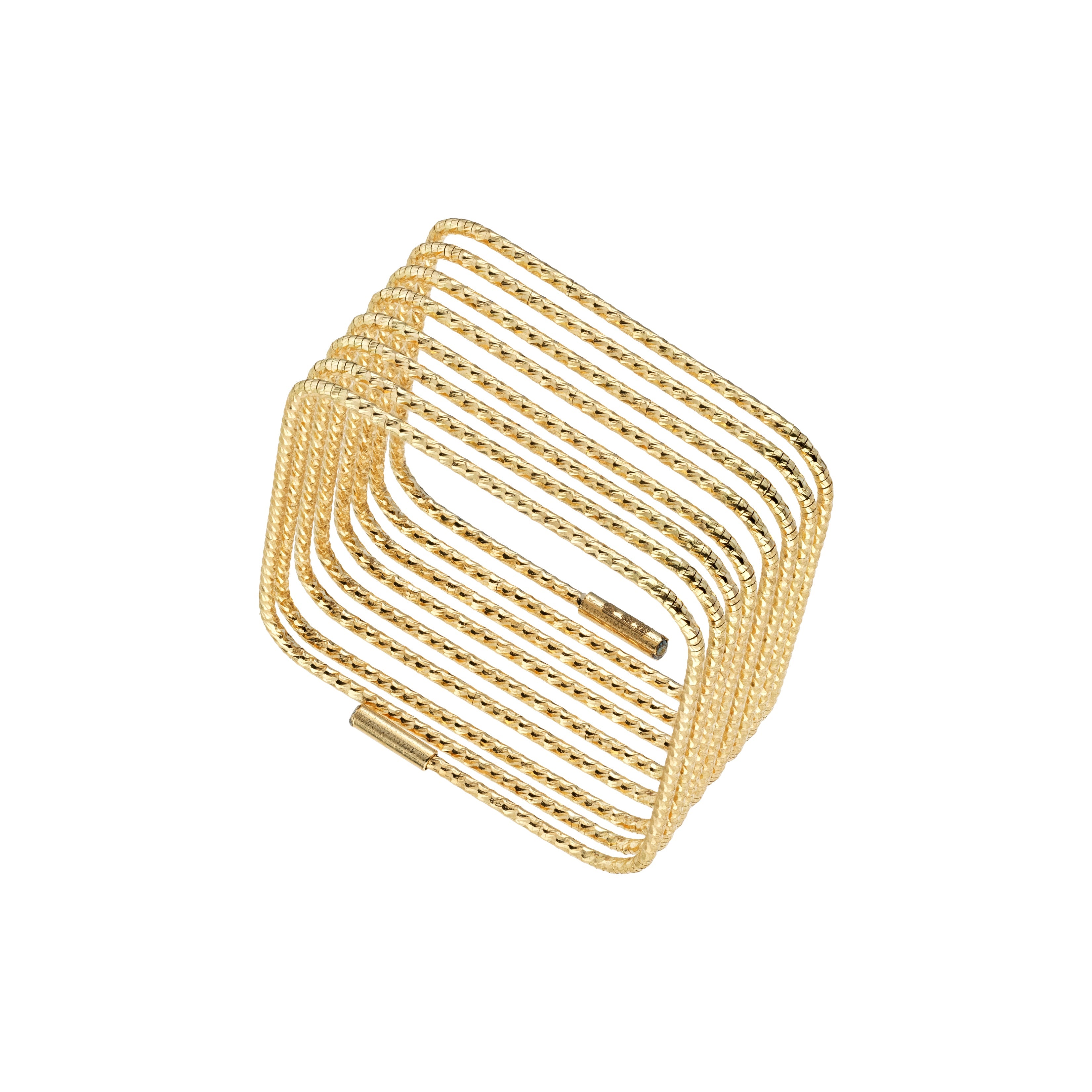 SQUARE 8-Layer Ring