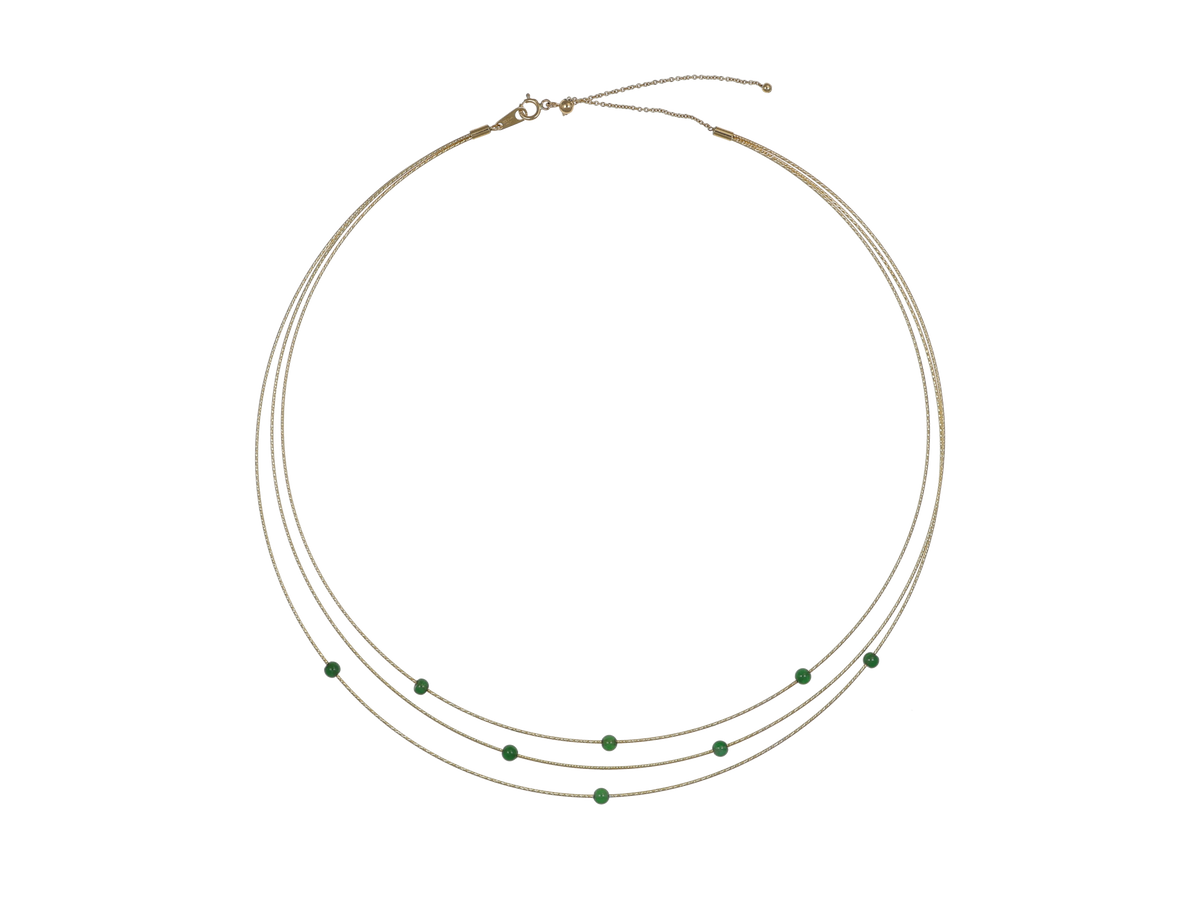 GALAXY Necklace with Jade