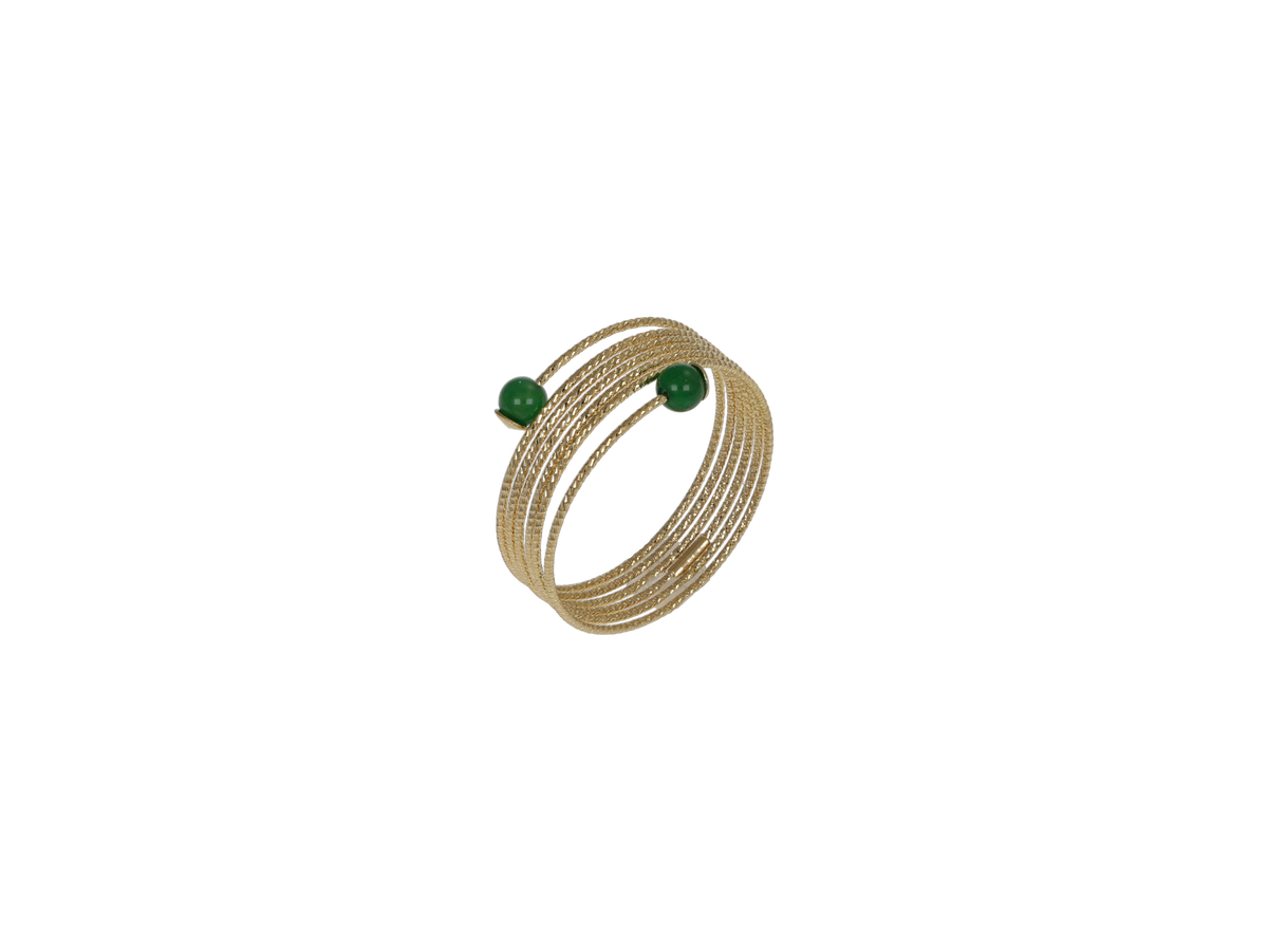 NEVE Ring with Jade